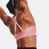 Under Armour Infinity Rib Solid Training Sports Bra Women Underwear Clay-Pink 1365772-663