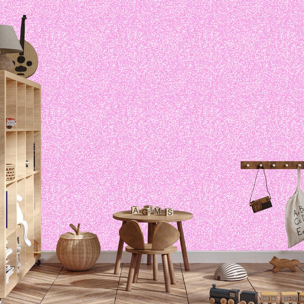 Lavender and powder pink glitter wallpaper for living room and bedroom 50x1000