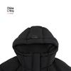Li-Ning China Women's Reflective Water-Repellent Long Down Jacket AYMV478