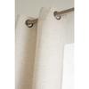 Rideau + 8 œillets 140 x 240 cm fils teints jacquard "Atlas" Le fil d'Ariane - Sable