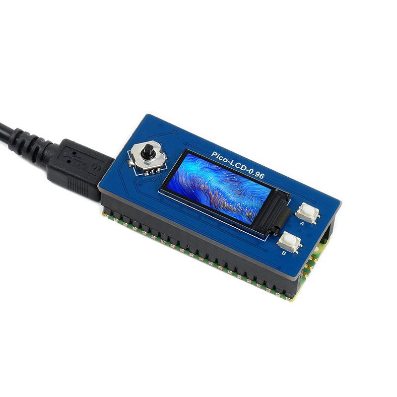 MicroSnow 0.96" LCD Display Module for Raspberry Pi Pico, 65K Colors, 160x80 Pixels