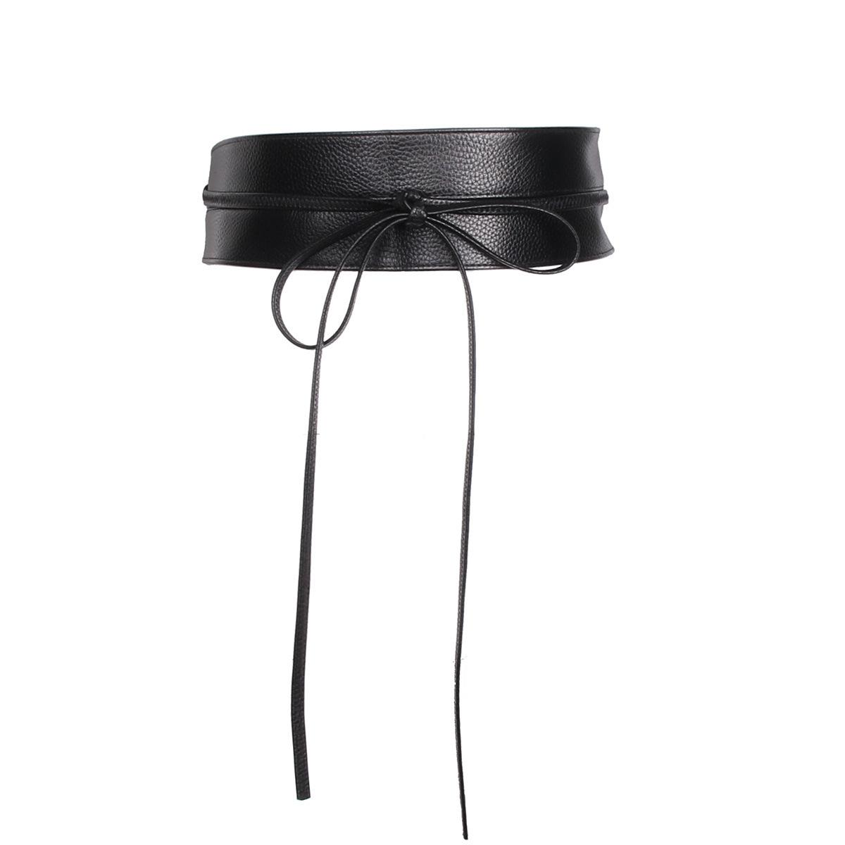 

Весенний, Летний, Осенний и Зимний Пояс для Платья, Женские Аксессуары для Одежды, Широкий Декоративный Пояс-Кушак с Бантом-Стримером 272cm