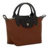 Longchamp Le Pliage Energy Recycled Canvas Knödeltasche Mini Damen Umhängetasche Schokolade 1500HSR203