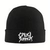 New Black Band Logo Cruel Summer Hat Autumn Winter Skullies Beanies Warm Swiftie Cap Unisex Acrylic Knitted Caps