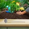 1PC Stainless Steel Compost Thermometer Composting Soil Thermometer With 19.7 Inch Probe Celsius Gardening Tool