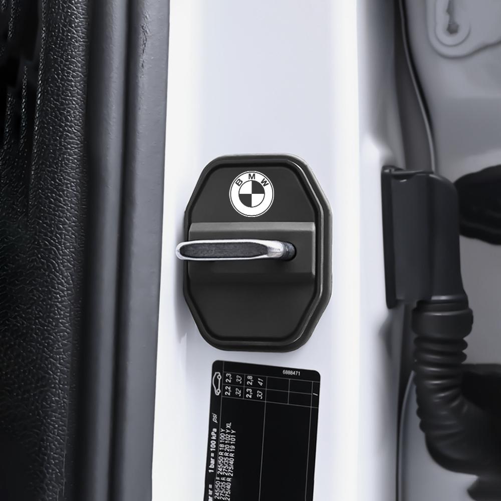 Anti Collision Shock-Absorbing 4PCS Silicone Car Door Lock Cover Stickers Anti-Scratch Protective Pad for BMW M E46 E90 E39 E60 CN0