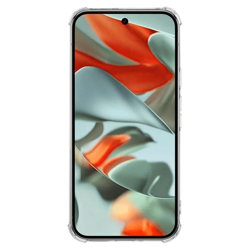 For Google Pixel 9 Pro XL TPU Case WANLONFENG WL3 Series 1.5mm Phone Cover with Tempered Glass Film