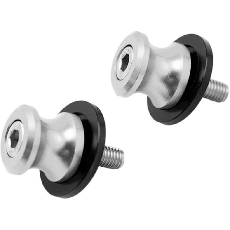 

Swing Screw Sliders Spools for V-Strom GSX-R125 600 750 1000 S125 S1000R S1000F S1000Z S1000Y SV650S SV1000S N 8M Slider Stand Screw Swingarm Spools 2 pieces Silver