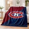 Montreal Canadiens Printed Flannel Blanket Warm Comfort Bed Throw For Indoor Home Decoration