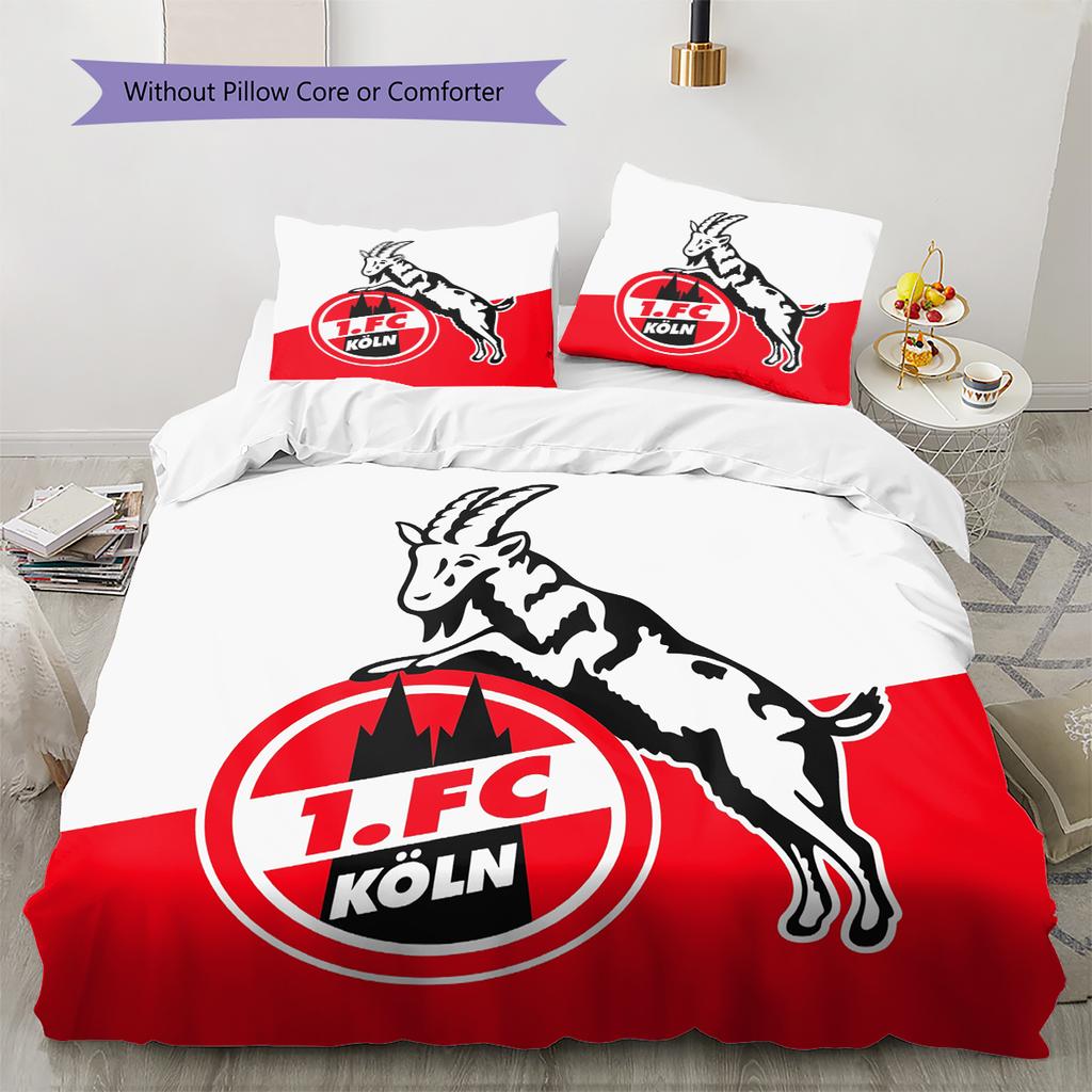 Köln Patroon Beddengoed Huisdecoratie Verjaardagscadeau (1 dekbedovertrek + 2 kussenslopen, zonder binnenkussen)