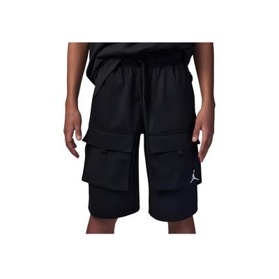 Kids Solid Color Pocket Cargo Functional Casual Shorts Kids Shorts Black FQ0659-010