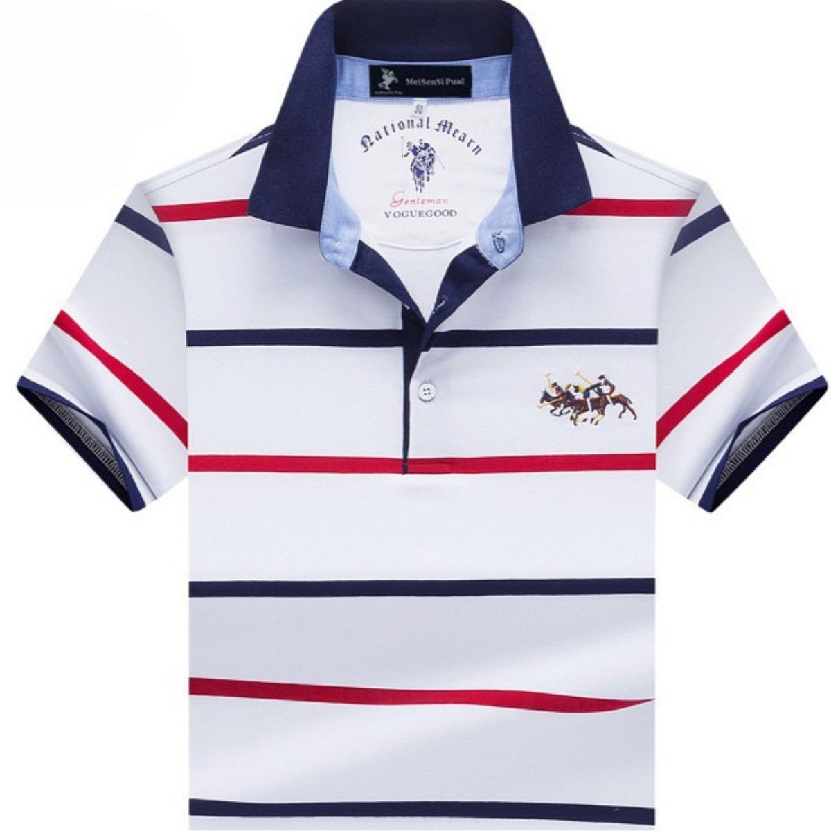 STORN Poloshirt Heren Nieuw Heren Korte Mouw Poloshirt Heren Geborduurd Top Kleding Heren Business Casual Poloshirt M