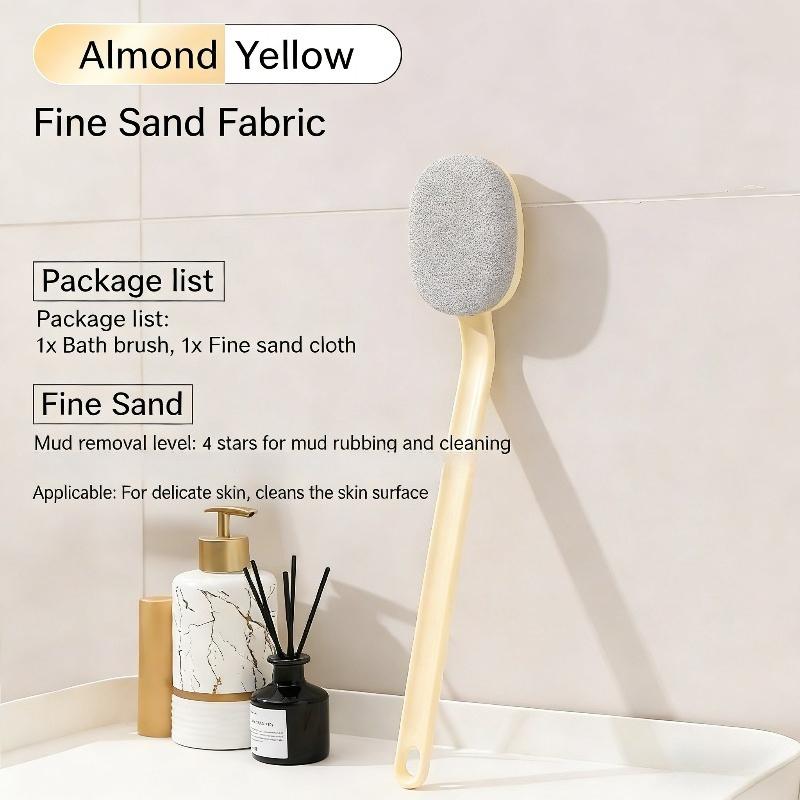 Long Handle Back Scrubber Brush with Soft Bristles for Exfoliating and Massaging Shower Bath Brush for Men and Women