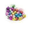 Colored Single-Tone Jingle Bell Charms for DIY Jewelry and Christmas Decorations