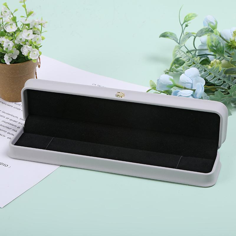 Manufacturer Custom logo Crown Buckle Luxury Pu Leather Jewellery Packaging Box Ring Necklace Bracelet Jewellery Gift Box