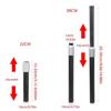 Adjustable Camera Mount Rod With 1/4" Threaded Ends For LED Lights Microphones Tripods 13cm to 38cm Extension Ranging