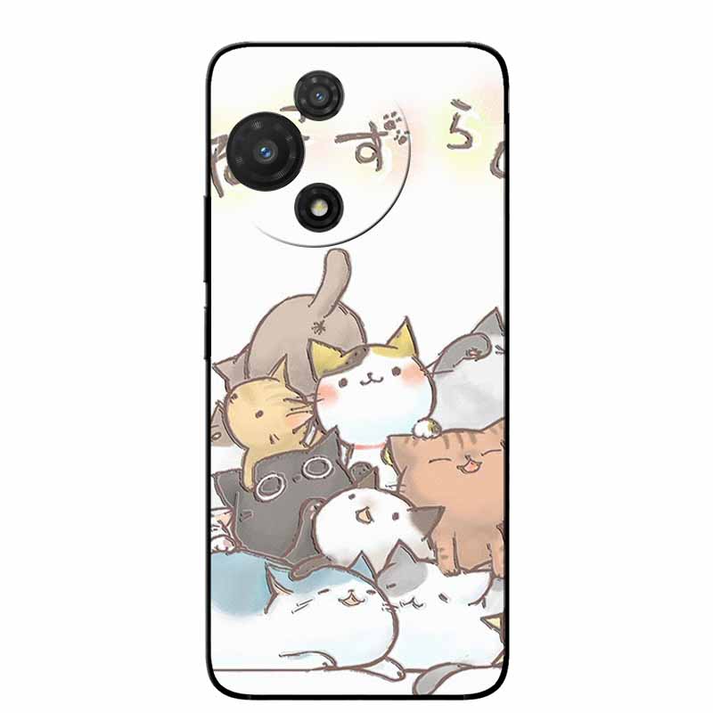 3D Cartoon Emboss Case For TCL 60R / TCL 60 SE NxtPaper Relief Embossed Retro Silicone Covers For 60 SE NXTpaper 5G Anime Bumper