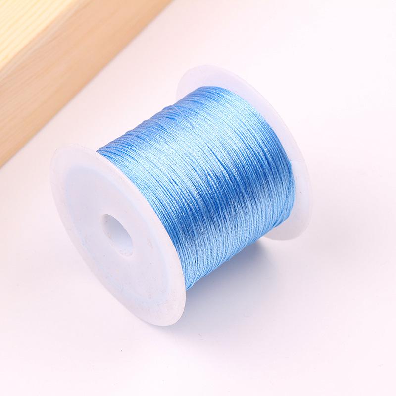 Boting Feines Nylon Eisseide Quastenfaden für Handgemachte Stickerei