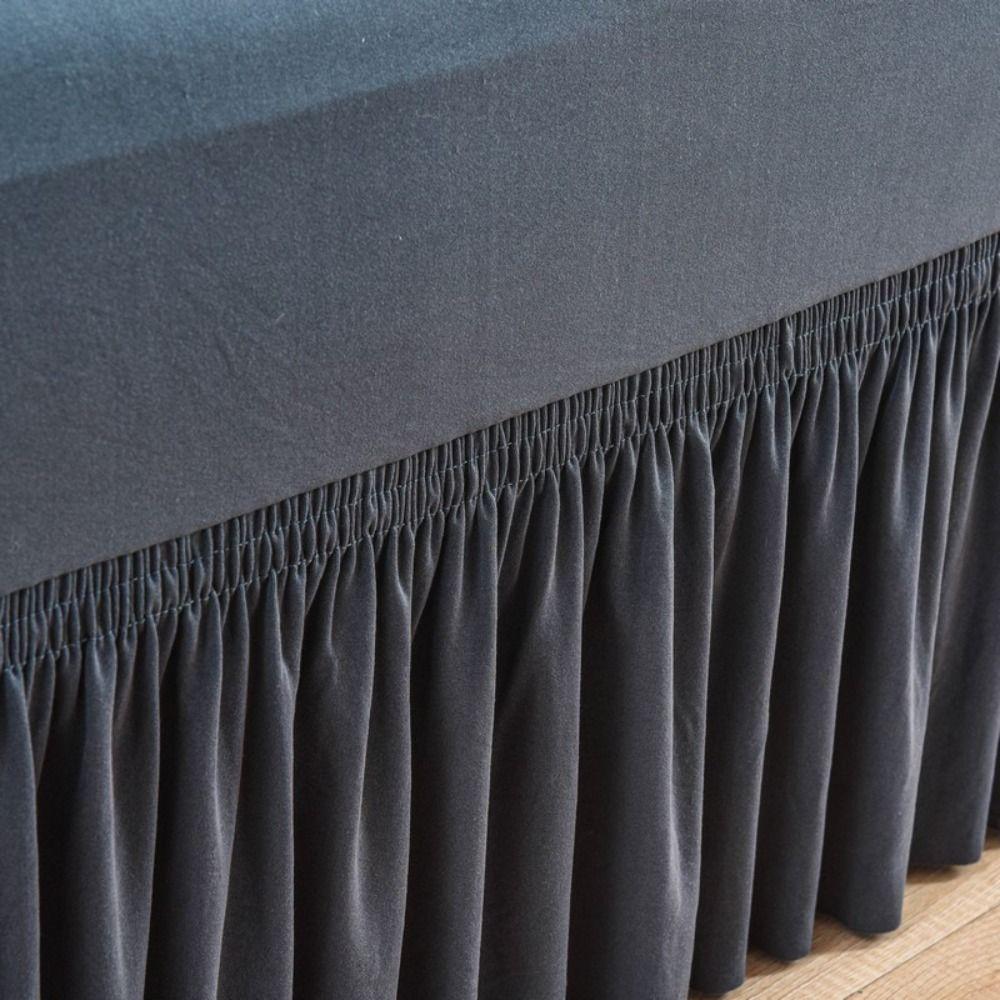 Dustproof Stretch Sofa Slipcover 1/2/3/4 Seat Solid Color Couch Cover Non-slip Sofa Cover Home Use