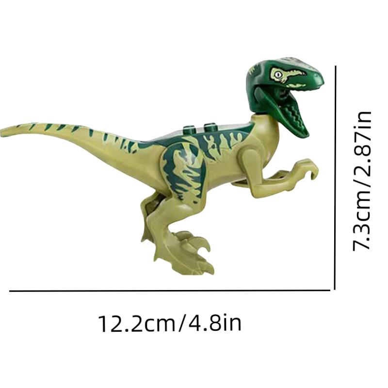 77001 DIY Dinosaurier-Montage Tyrannosaurus Rex Kleine Bausteine Spielzeugset für Jungen