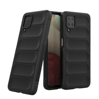 For Samsung Galaxy A12 4G Back Cover Phone Case Liquid Silicone Anti-fall Shockproof Armor Funda Coque Cases