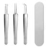 Stainless Steel Acne Needle Set: Blackhead Remover Tweezers & Squeezing Tools for Beauty Salon
