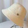 Hat Autumn and Winter Warm Knit Fisherman Hat, Versatile and Fashionable Bucket and Basin Hat