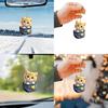 Car Decor Acrylic Cute Cat Interior Mirror Hanging Ornament For Kid Interior