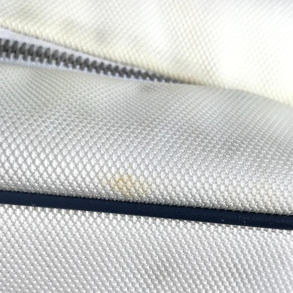 CHANEL Airline CC Mark logo Tote Bag Shoulder Bag Leather/Canvas White/blue