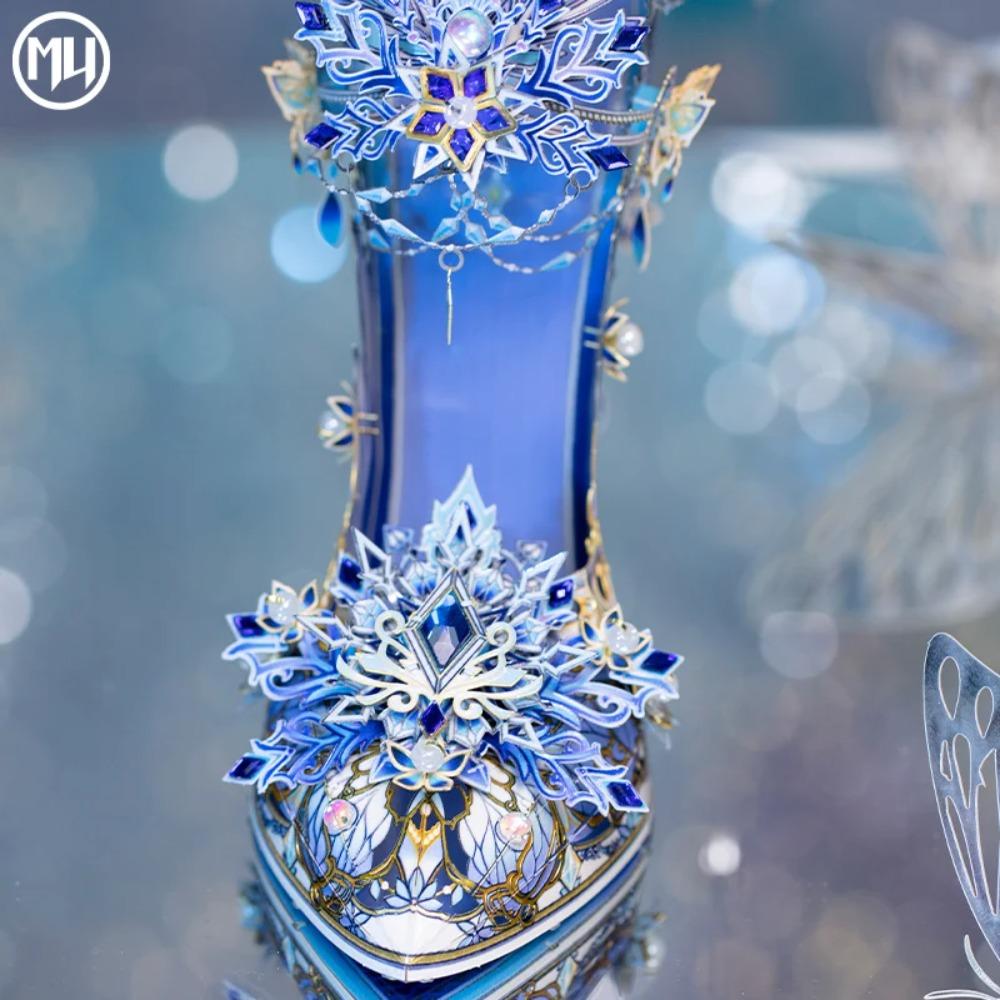 MU Kar Sevgisi Sihirli Kristal Ayakkabı 3D Metal Puzzle Montaj Modeli El Yapımı Kendin Yap
