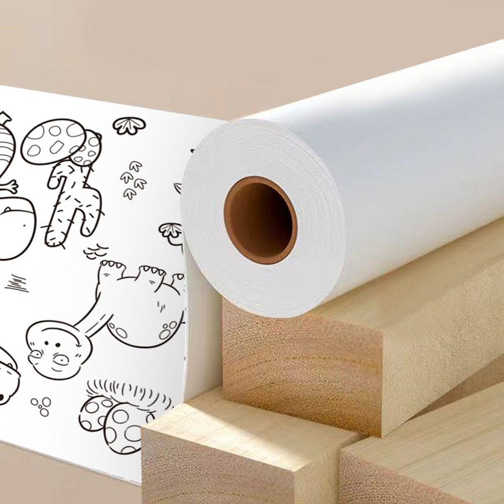 Blank Coloring Pages Children'S Drawing Scroll Color Filling Paper Scroll Children Drawing Roll