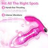 Wearable Thrusting Dildo for Women - App & Remote Control Vibrator, 9 Modes Double-Ended Clitoral Vibration Adult Toy