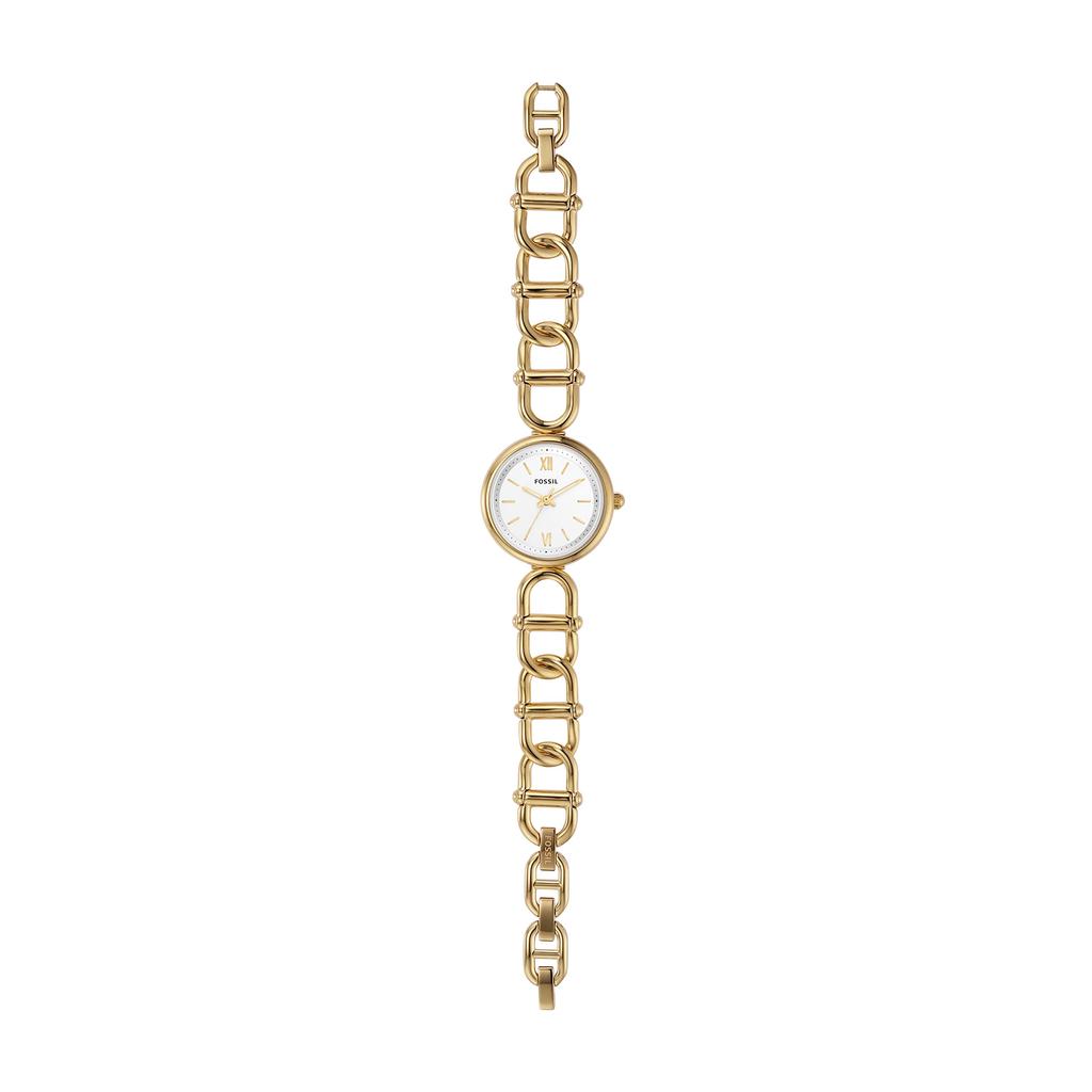 CARLIE Three-Hand Gold-Tone Stainless Steel Watch