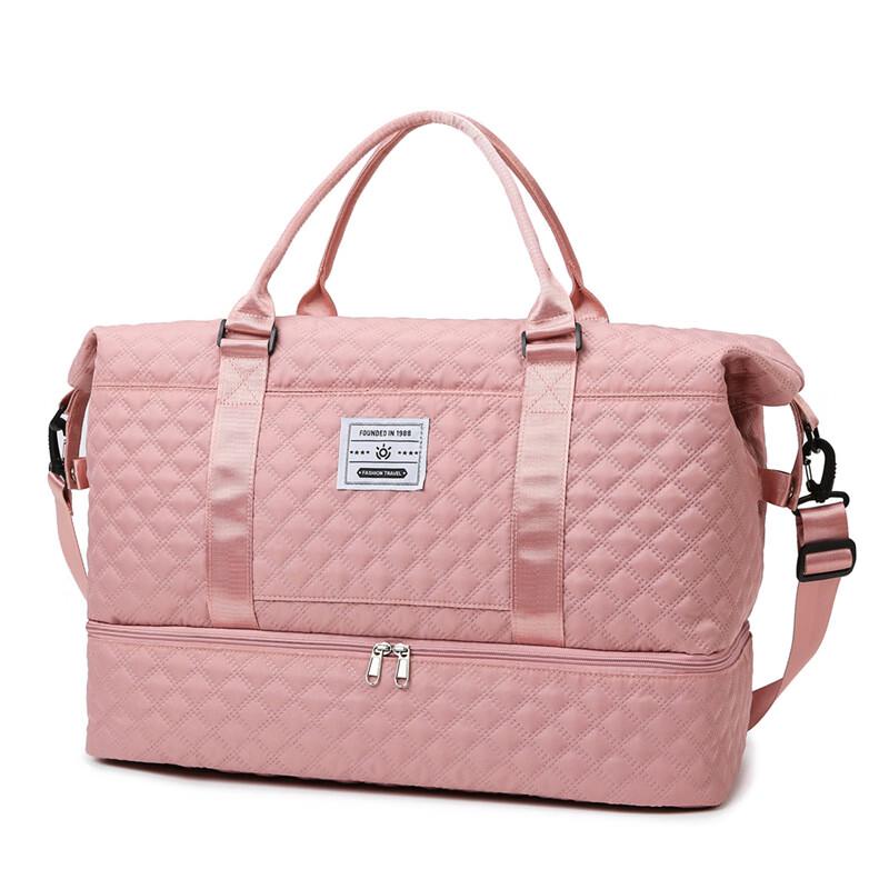 Stylish Diamond Pattern Fitness & Travel Duffel Bag