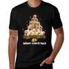 MERRY CHRISTMAS TSHIRT Dog Shirt Cute Golden Retriever Merry Christmas Shirt TShirt Classic Graphic Short Sleeve Top