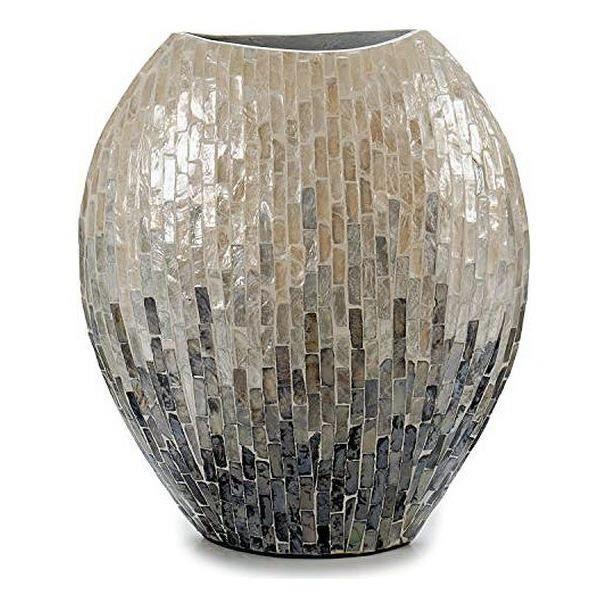 Vase décoratif - Gift Decor - Gris - 15 x 35 x 32 cm - Style contemporain - Design moderne