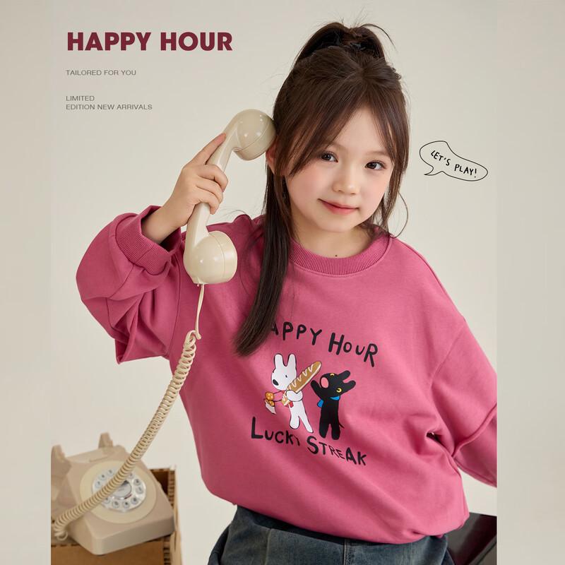 

Kids Fake Two-Piece Cartoon Sweatshirt 160