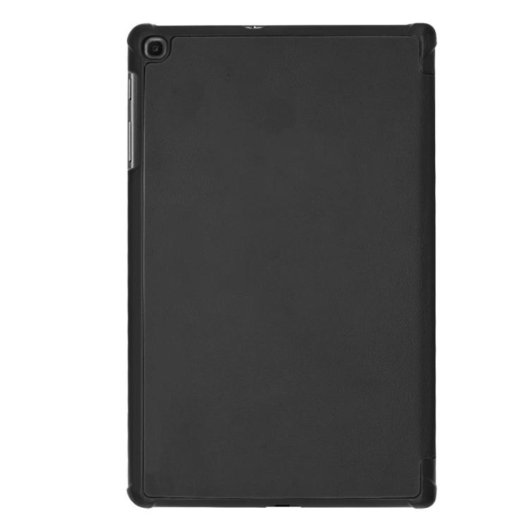 Custer Texture Horizontal Flip PU Leather Case for Galaxy Tab A 10.1 2019 , with Three-folding Holder & Sleep / Wake-up Function