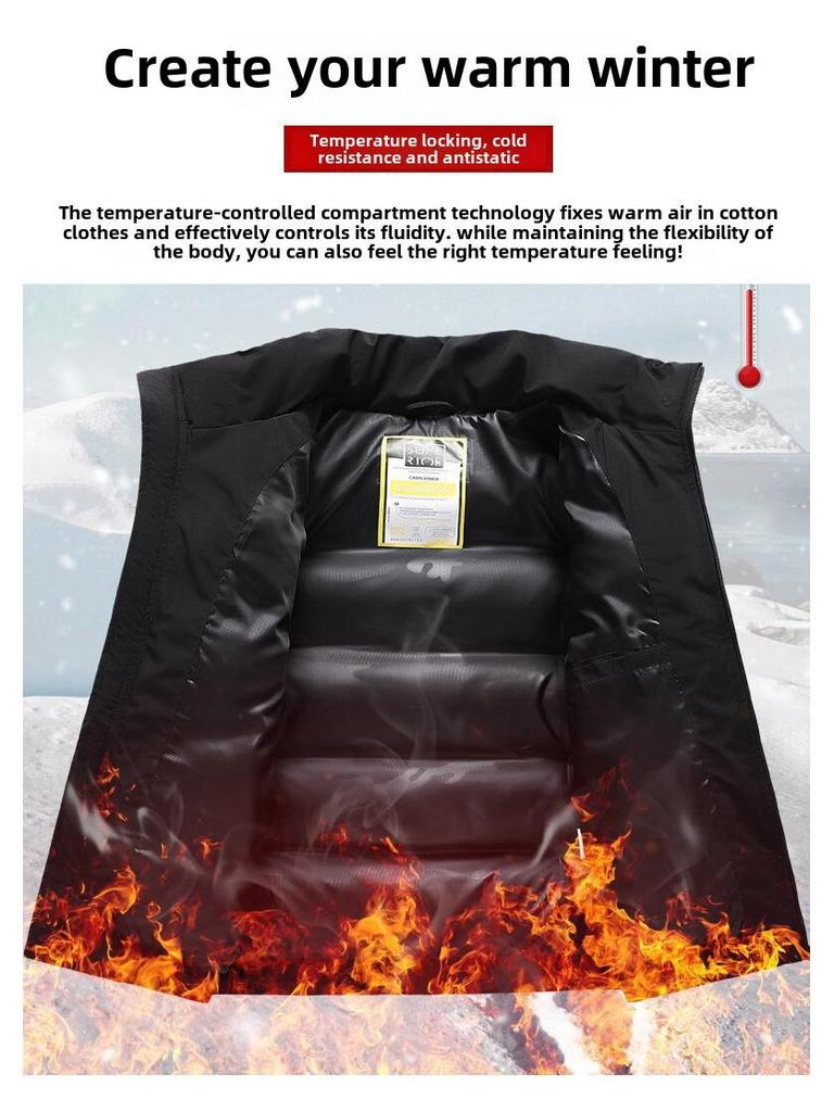 Men's Winter Fleece Down Jacket