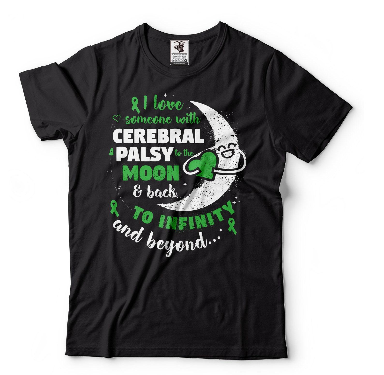Cerebral Palsy Awareness Shirt: I Love Someone Support Tee 3XL