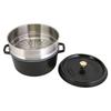 Staub Cocotte Insert Round 26cm Black 1133825 Pico Pot [Staub] Round/Steamer [Item]