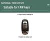 FAW Jiefang J7 Key Cover for Model 21/22 - Smart Key Bag with National Tide Buckle