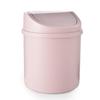 Mini Desktop Bin Small Trash Can Tube With Cover Bedroom Trash Can Garbage Can Clean Workspace Storage Box Home Desk