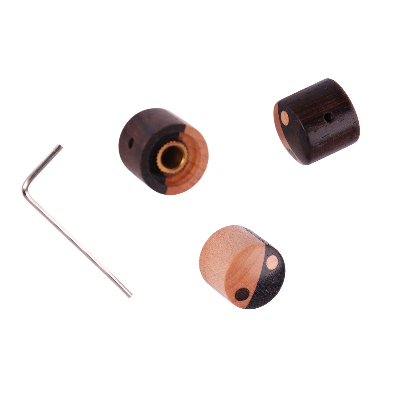 

3 шт. ручка управления гитарой подходит для верхнего деревянного набора, комплект аксессуаров для инструментов для замены GD416