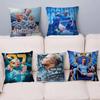 E-Erling B-Braut FootballStar H-Haaland Kussen Anime Kussen Bank Bed Hoofdkussenhoes Kussenhoes 45x45 cm Mode