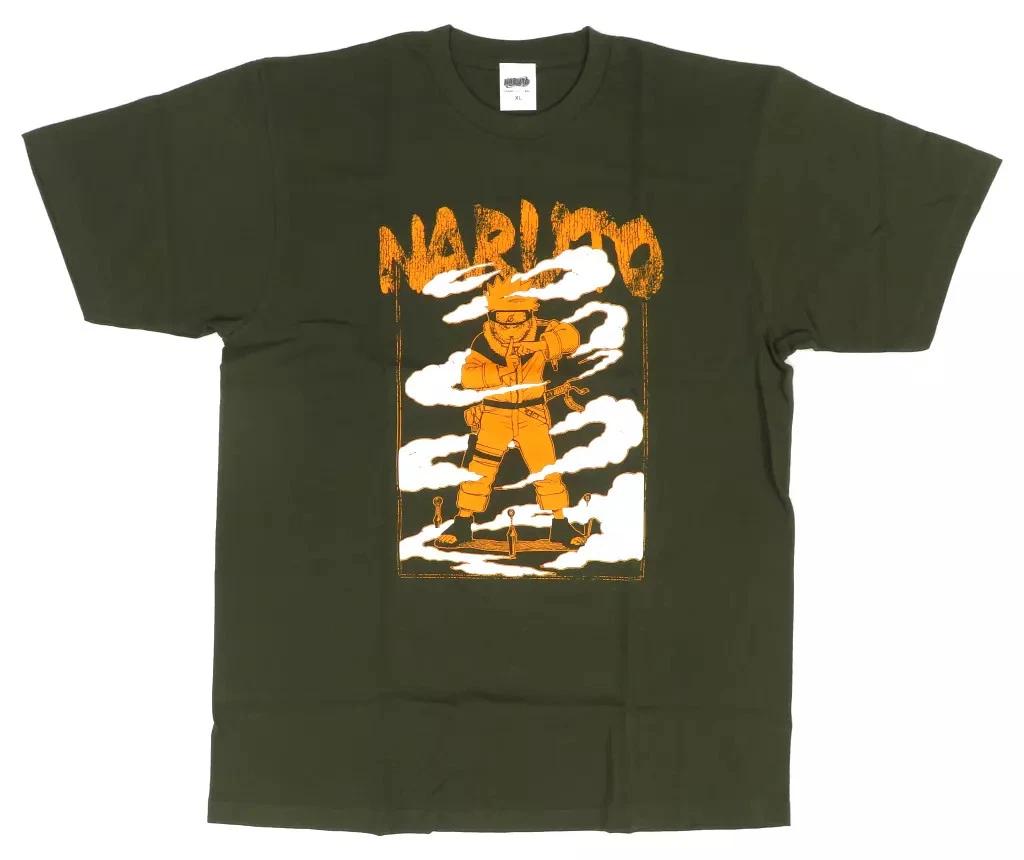 Shueisha Naruto Uzumaki Black Foam Print T-T-Shirt Medium M M