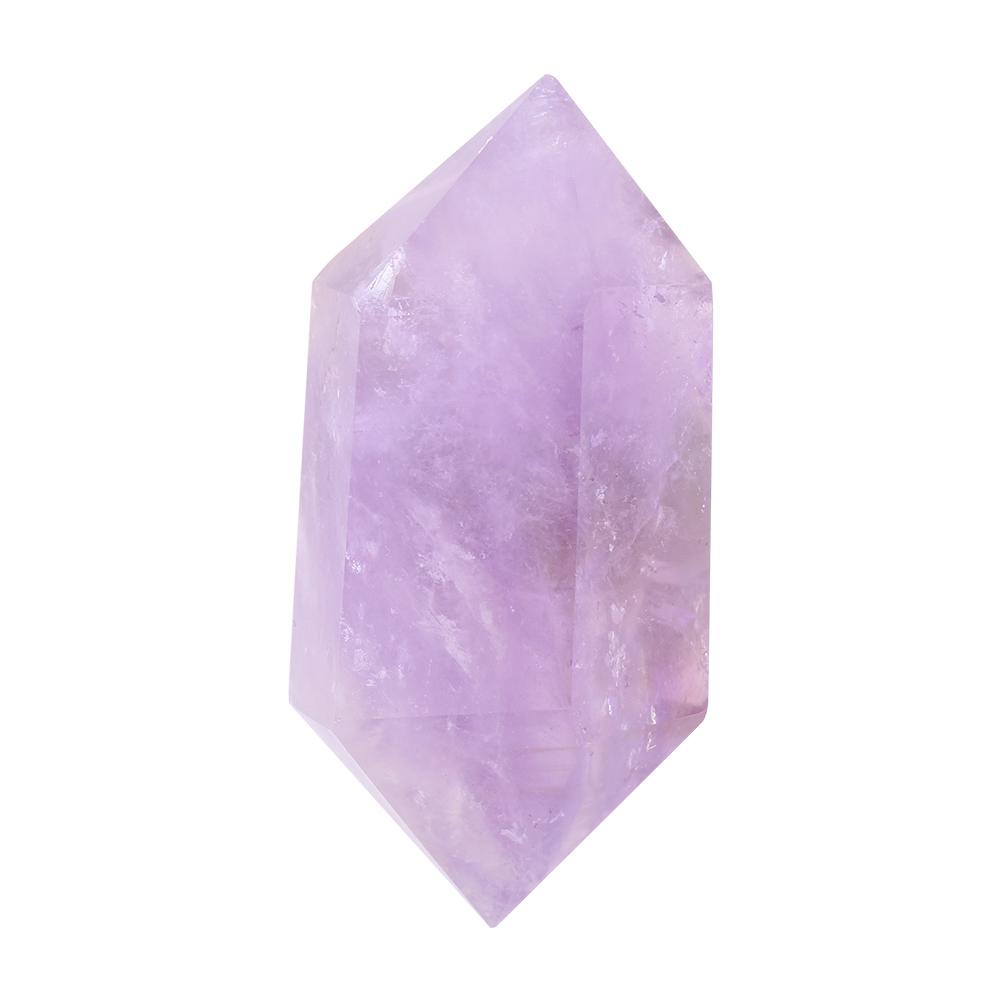 Amethyst Quartz Purple,   Stone 4.5cm Double Pointed Prism for Home Decoration Jewelry Making Fish   Potted Plants Foot   with Crtive Shap