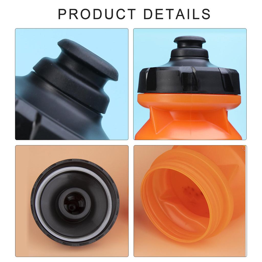 Outdoors Squeeze Bite Lid Water Bottle for Biking Hiking Sports Water Bottle BPA Free Lightweight Cycling Water Bottle