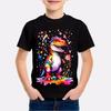 Clothing for Boys Cartoon Dinosaur 3D Print Graphic T Shirts Summer Daily Casual Tee Top Clothes for Children T-Shirts for Boys