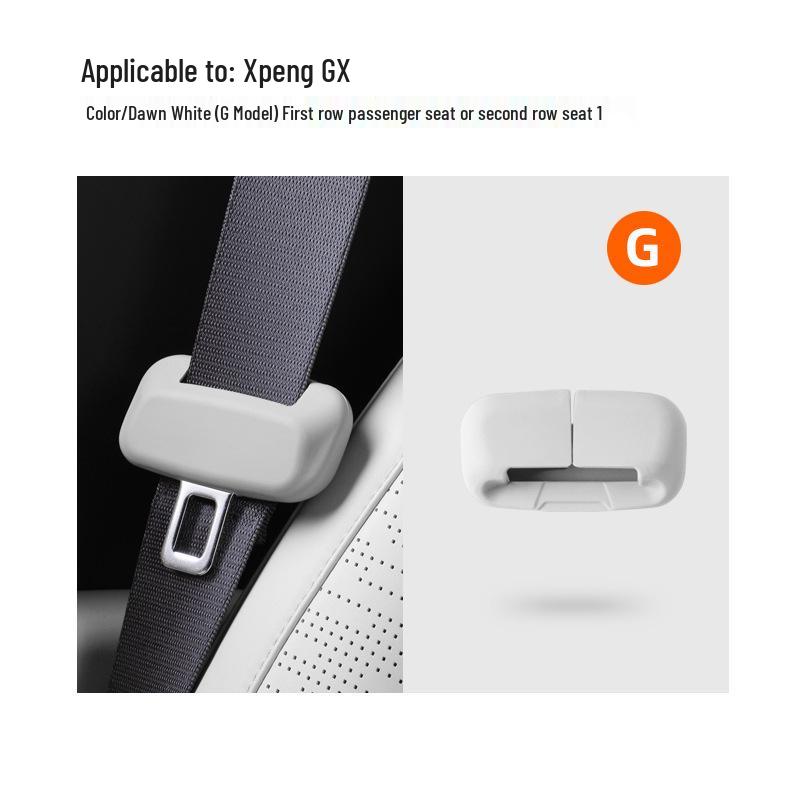 XPeng GX Seat Belt Buckle Silicone Protective Cover - Anti-collision & Anti-scratch Accessories